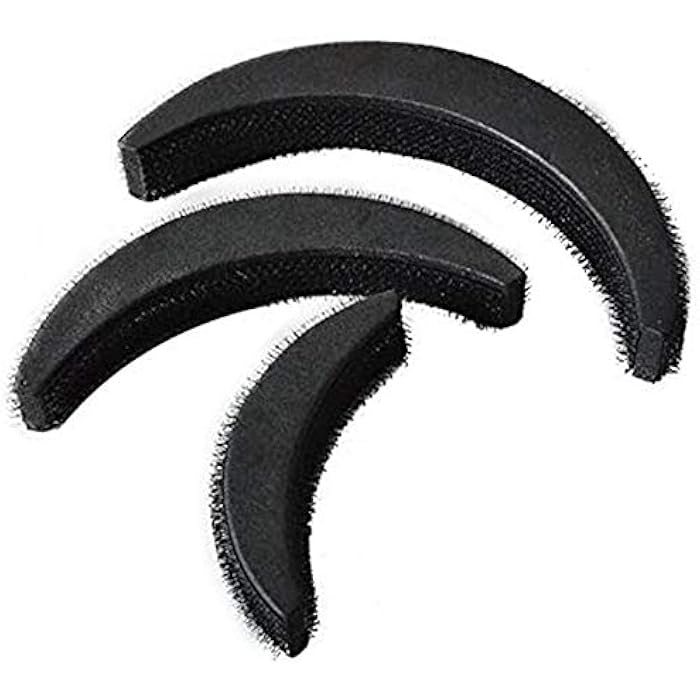 Brrnoo Bump It Up Volume Hair Base Styling Insert Tool,3PCS Women Sponge Styling Insert Braid Tool Donut Bun Makers Hair Buns Shaper for Women Girls DIY Hairstyle Instant Rich Volumizing Hair - Image 2